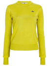 Women's Bea Jumper Embroidered Logo Knit Top Yellow - VIVIENNE WESTWOOD - BALAAN 2