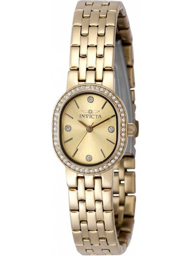 Invicta Angel Quartz Crystal Gold Dial Ladies Watch 48135 - INVICTA - BALAAN 1