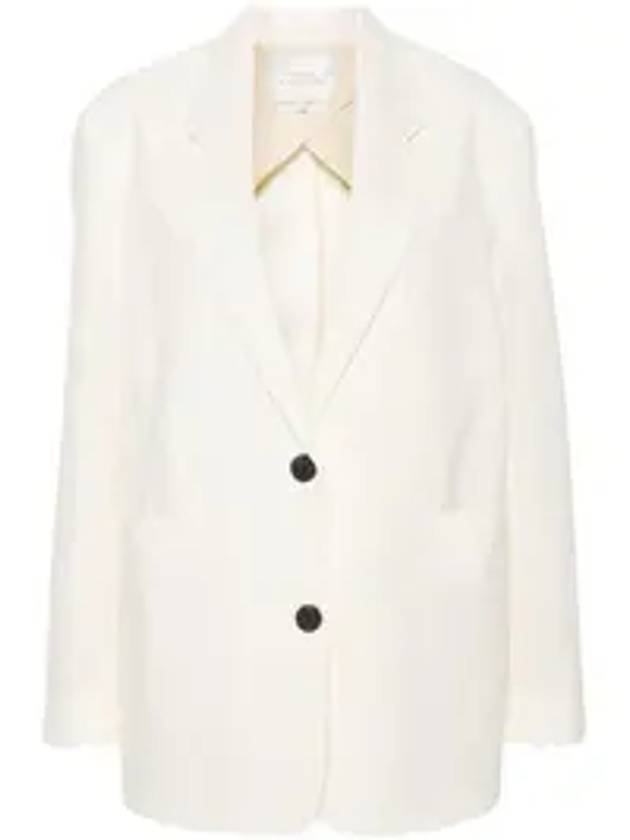 Conde Single Breasted Blazer White - STUDIO NICHOLSON - BALAAN 1