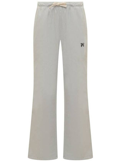 Straight Pants PMCA141R24FAB00105100510 Gray - PALM ANGELS - BALAAN 2