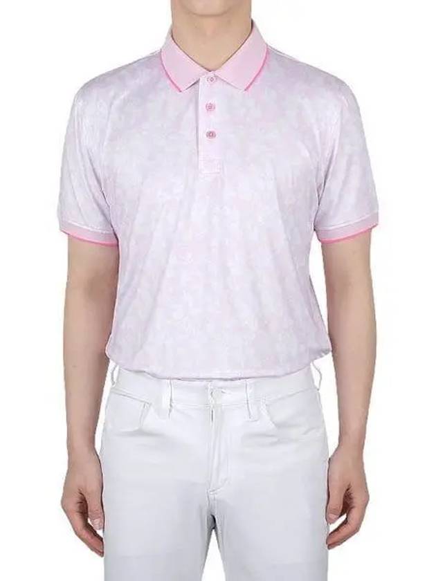 Golf Wear Men s Collar Short Sleeve T Shirt G4MS23K061 BLUSH - G/FORE - BALAAN 2