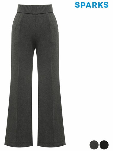 Women s hem side slit bootcut long pants SM3LPA002 - SPARKS - BALAAN 1