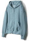 Runway Mugung Vintage Zip Up Hoodie Aqua - ULKIN - BALAAN 6