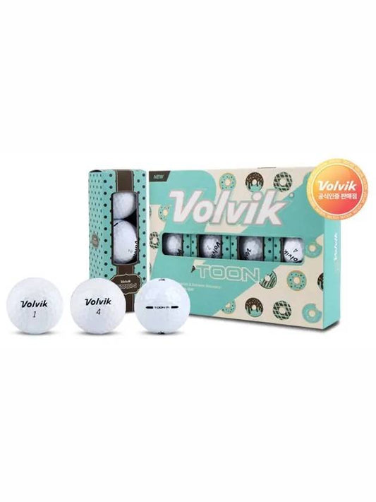 NEW Toon 2-piece golf ball 12p white 1 - VOLVIK - BALAAN 2