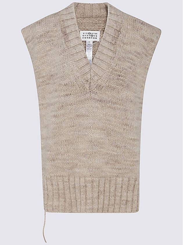 Botanical Dye Knit Vest Light Brown - MAISON MARGIELA - BALAAN 2