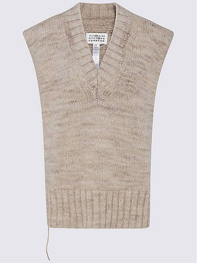 Botanical Dye Knit Vest Light Brown - MAISON MARGIELA - BALAAN 2