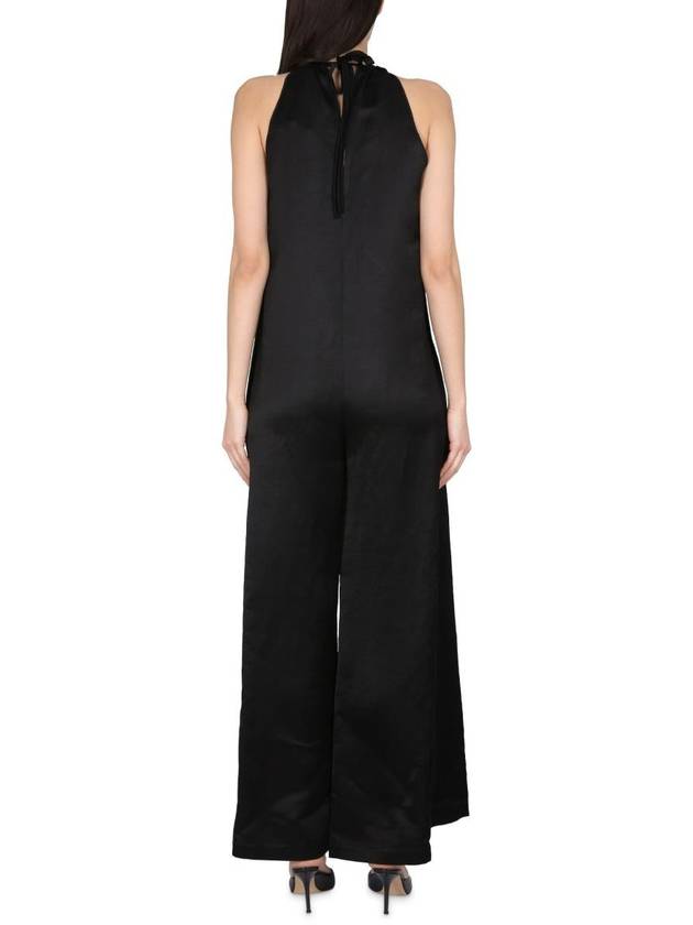 Alysi Wide Satin Jumpsuit - ALYSI - BALAAN 3