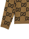 GG Wool Jacquard Knit Top Camel - GUCCI - BALAAN 6