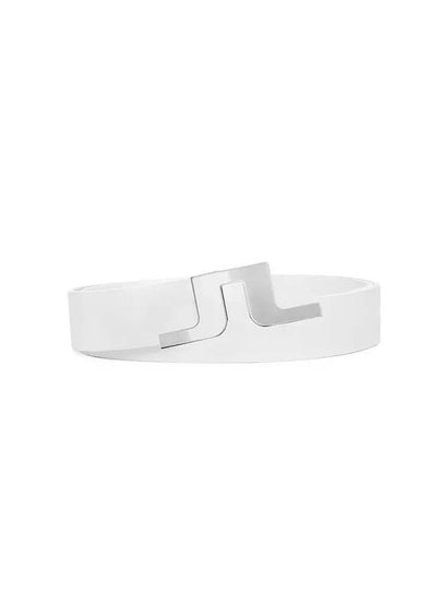 Bridger Leather Belt White - J.LINDEBERG - BALAAN 2