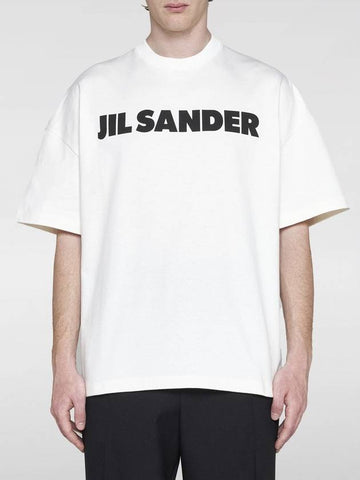 T-shirt di cotone con logo Jil Sander - JIL SANDER - BALAAN 1