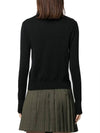 ORB Embroid Logo Knit Top Black - VIVIENNE WESTWOOD - BALAAN 5