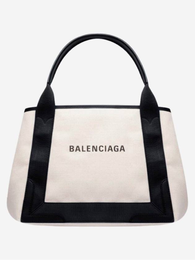 Cabas Logo Canvas Small Tote Bag Black - BALENCIAGA - BALAAN 2