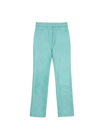 Courrèges Women's VINYL Pants 123CPA013VY0014_TQ - COURREGES - BALAAN 1