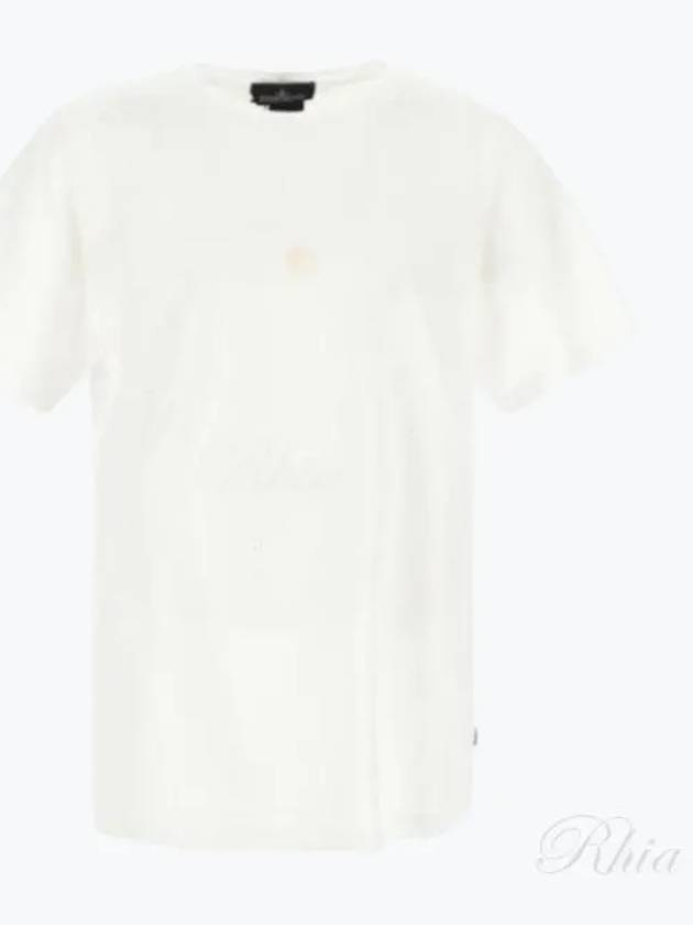 Shadow Project Logo Short Sleeve T-Shirt White - STONE ISLAND - BALAAN 2