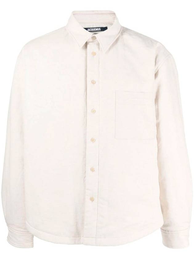 La Chemise Boulanger Puffed Overshirt Padded Light Beige - JACQUEMUS - BALAAN 2