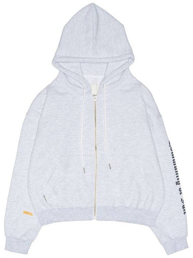 Last Supper Zip up Hoodie White Melange LS Zip up Hoodie White Melange - IMIRK - BALAAN 1