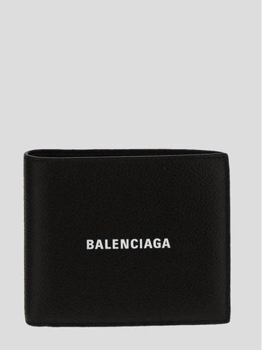 Half Wallet 594315 1IZI3 1090 Black - BALENCIAGA - BALAAN 1