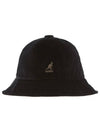 K5349 BLACK Casual Corduroy Bucket Hat - KANGOL - BALAAN 1