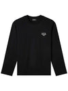 Men's Oliver Logo Long Sleeve T-Shirt Black - A.P.C. - BALAAN 2