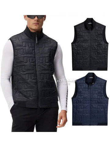 Quilted Hybrid Vest Golf Vest Primaloft - J.LINDEBERG - BALAAN 1