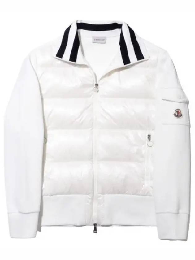 Logo Patch Padded Cardigan Women s Jacket - MONCLER - BALAAN 1