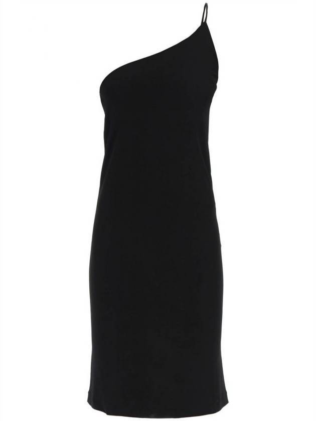 Women's Bodycon One Shoulder Midi Dress Black - DSQUARED2 - BALAAN 1