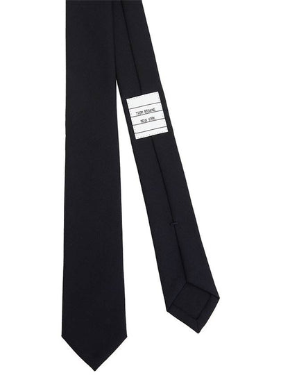 Super 120S Twill Tie Navy - THOM BROWNE - BALAAN 2