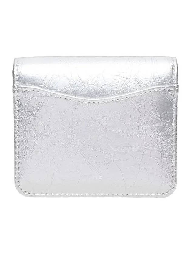 Daisy Photo Slot Half Wallet Banknote Card Silver - LE MASQUE - BALAAN 6