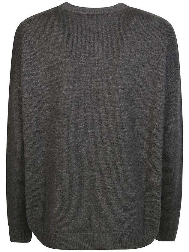 Palato Wool Knit Top Dark Grey - MAX MARA - BALAAN 3