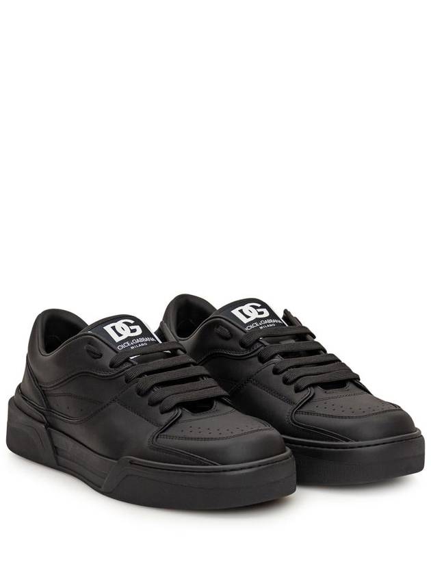 Roma leather low-top sneakers - DOLCE&GABBANA - BALAAN 3