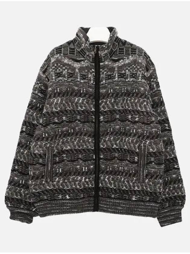 Missoni Collaboration Reversible Zip Up Knit Men s Jacket FW21J116 BLK 1038679 - SUPREME - BALAAN 1