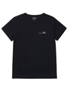 Item Logo Crew Neck Short Sleeve T-Shirt Black - A.P.C. - BALAAN 2