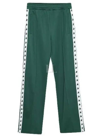 Side Star Logo Track Pants Green - GOLDEN GOOSE - BALAAN 2