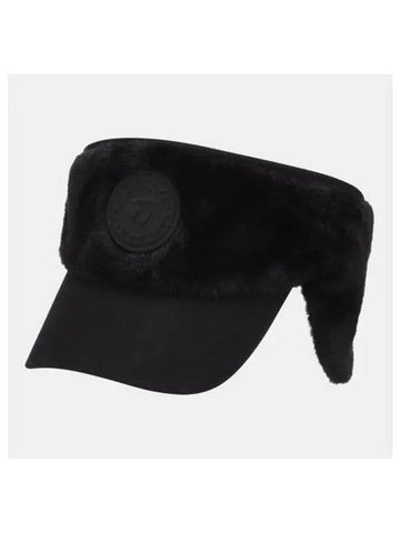 APPAREL Women s Fur Ear shaped Sun Visor TWHVN8622 199 - TAYLORMADE - BALAAN 1