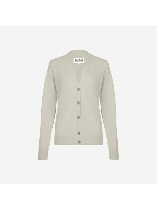 Eco Cashmere Loose Fit Cardigan Moss - MAISON MARGIELA - BALAAN 1