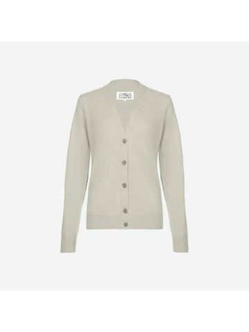 Eco Cashmere Loose Fit Cardigan Moss - MAISON MARGIELA - BALAAN 1