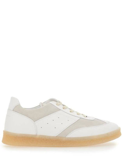 6 Court Leather Low Top Sneakers White - MAISON MARGIELA - BALAAN 2