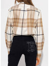check pattern cotton shirt - BURBERRY - BALAAN.