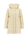 NEWBEMBO Hooded Padded Jacket Ivory 2425496042 028 - MAX MARA - BALAAN 2