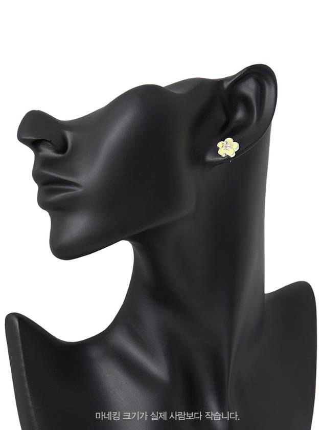 Kira Flower Stud Earrings Yellow - TORY BURCH - BALAAN 6