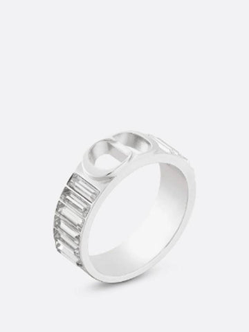 Crystal CD Icon Ring R1556HOMMT D001 - DIOR - BALAAN 1