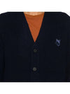 Maison Kitsune Bold Fox Head Patch Men s Wool Cardigan NM00501 P476 - POLO RALPH LAUREN - BALAAN 5