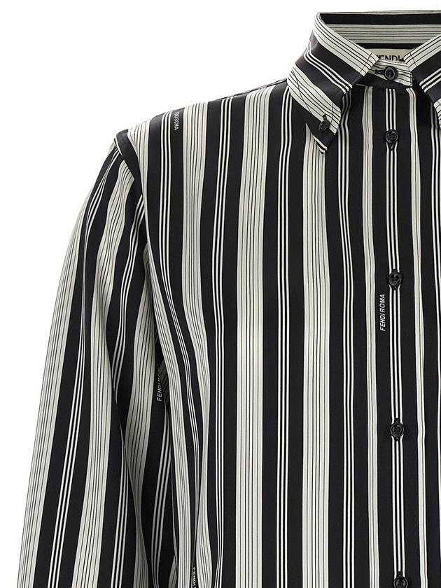 Fendi Striped Shirt - FENDI - BALAAN 3