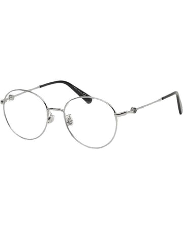 Eyewear Round Metal Eyeglasses Silver - MONCLER - BALAAN 1