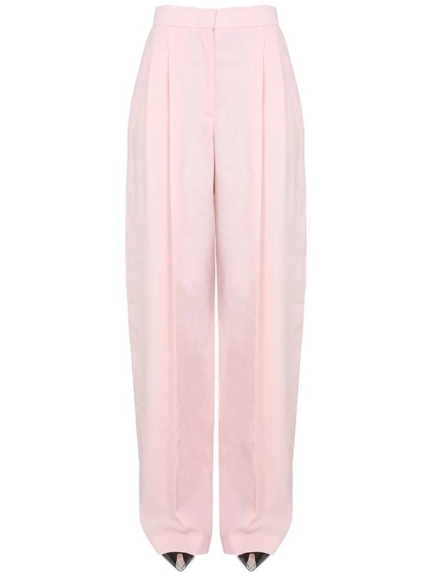 Pintuck Wool Pants Pink - ALEXANDER MCQUEEN - BALAAN 2