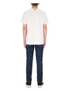 Men's Side Slit Relaxed Short Sleeve T-Shirt White - THOM BROWNE - BALAAN 5