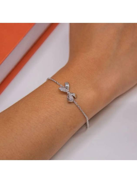 Women's Ribbon Bracelet Silver - EMPORIO ARMANI - BALAAN.