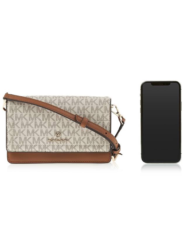 Jet Set Small Logo Smartphone Convertible Cross Bag Vanilla - MICHAEL KORS - BALAAN 7