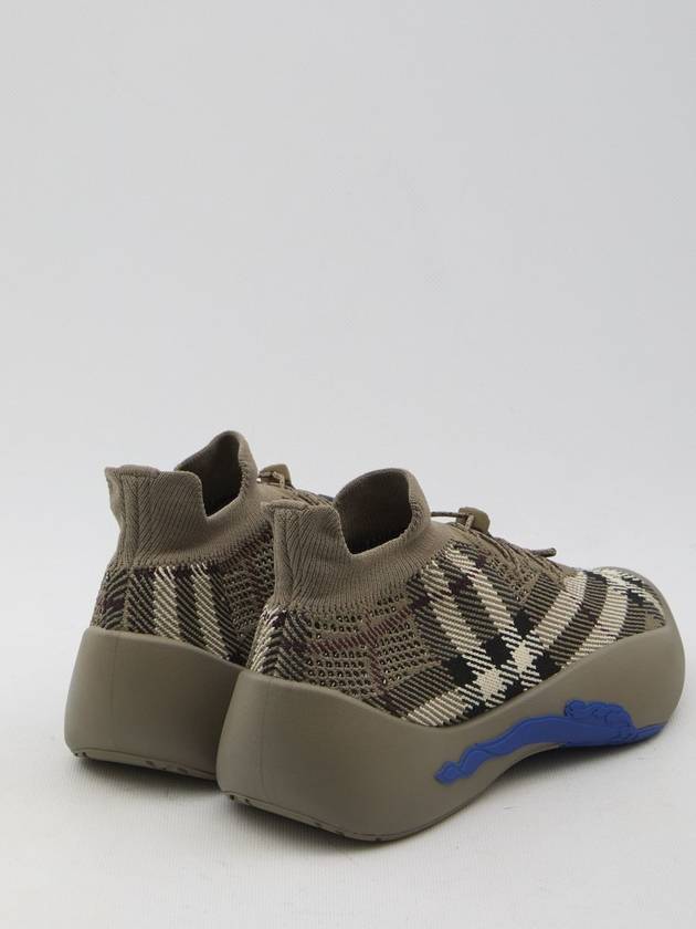 Check knit Neptune sneakers - BURBERRY - BALAAN 3