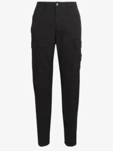 31314 Stretch Cotton Wool Satin Cargo Pants811531314 A0029 Pants 1331127 - STONE ISLAND - BALAAN 1